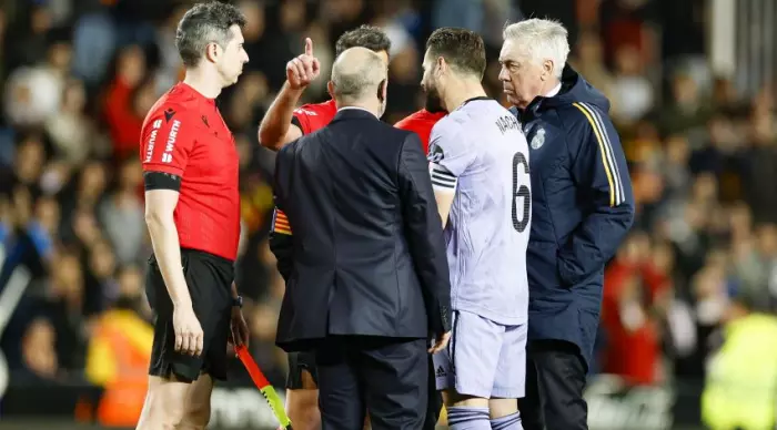 The Mansano squad gives explanations to Carlo Ancelotti and Nacho (La Liga)