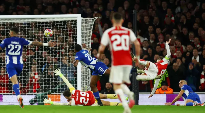 Martin Odegaard's disallowed goal (Reuters)