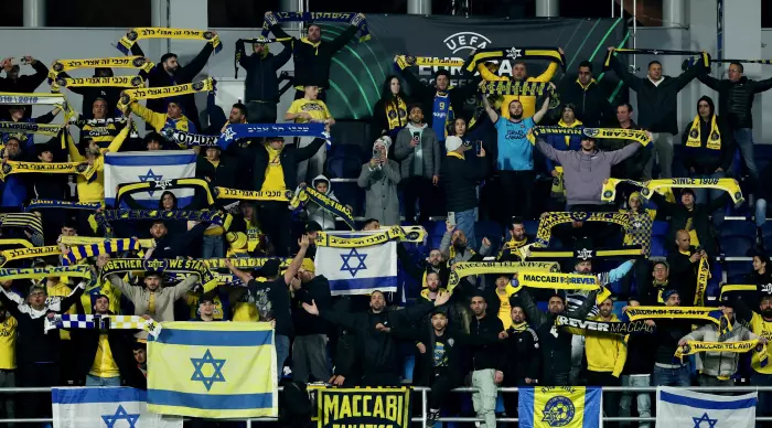 Maccabi Tel Aviv fans (Reuters)