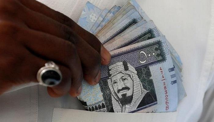 The price of the Saudi riyal on the black market