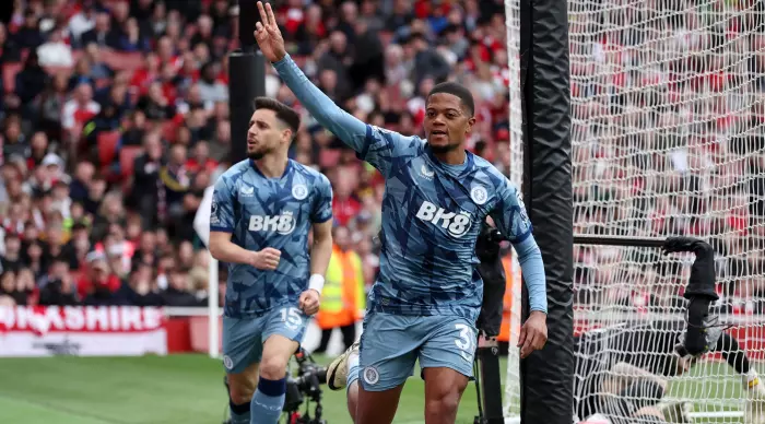 Leon Bailey celebrates (Reuters)