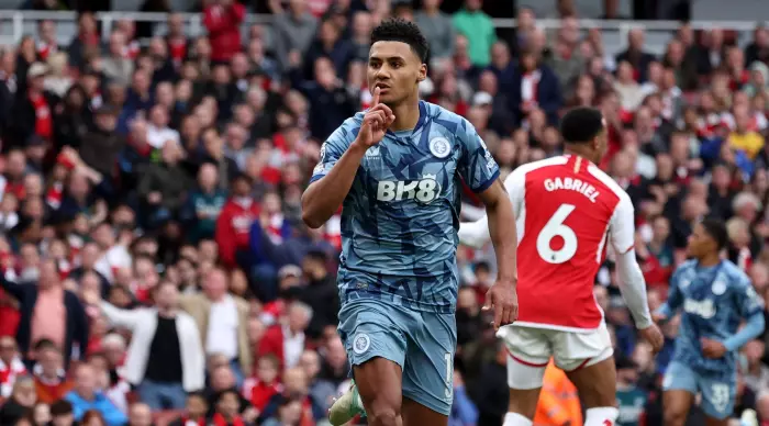 Ollie Watkins celebrates (Reuters)