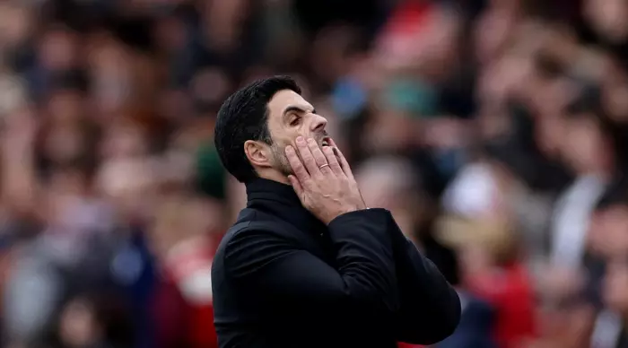 Mikel Arteta in shock (Reuters)