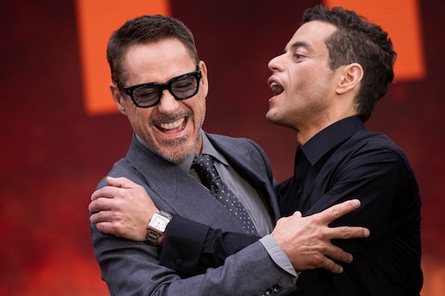 Robert Downey Jr. and Rami Malek