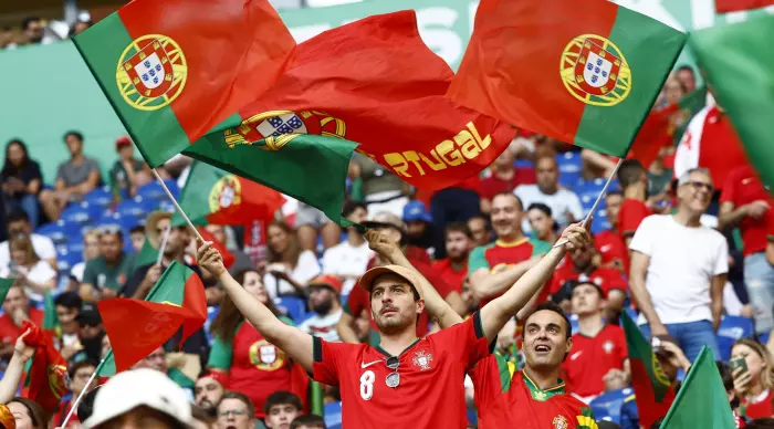 The Portuguese fans are crazy (Reuters)