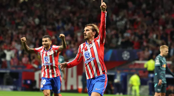 Antoine Griezmann celebrates (Reuters)