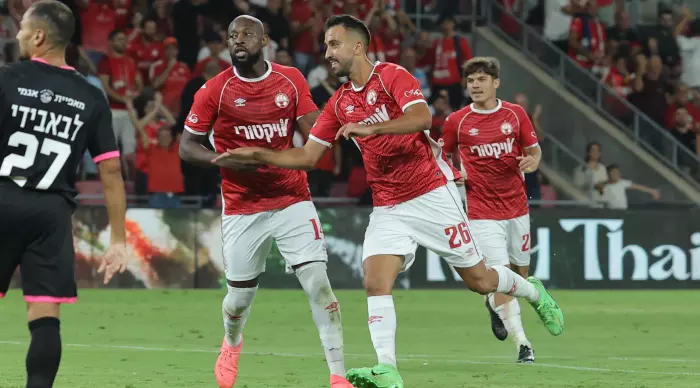 Eliel Peretz and Paul Grita celebrate (Martin Gutdamek)