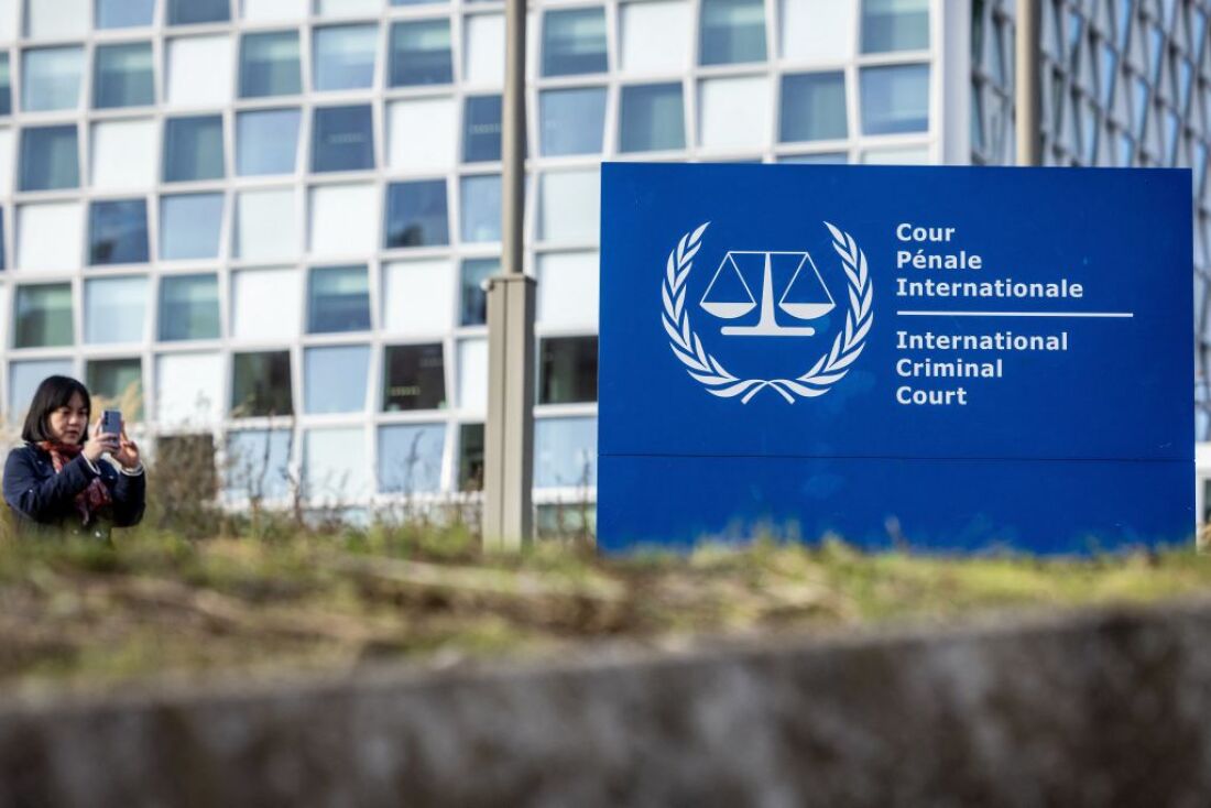 The International Criminal Court building is pictured in The Hague, Netherlands