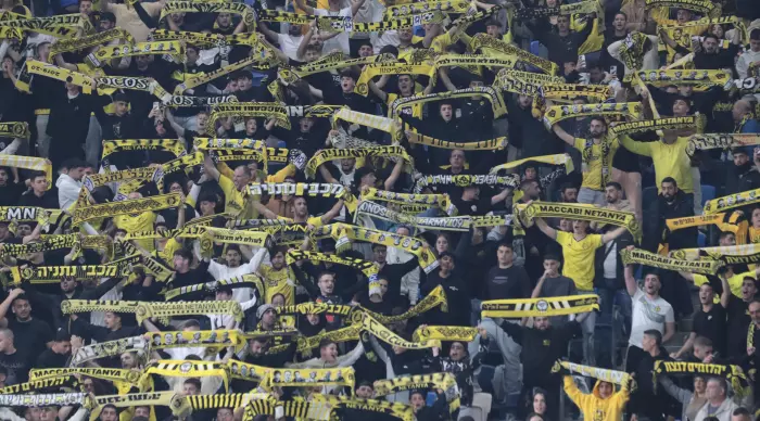 Maccabi Netanya fans (Omari Stein)